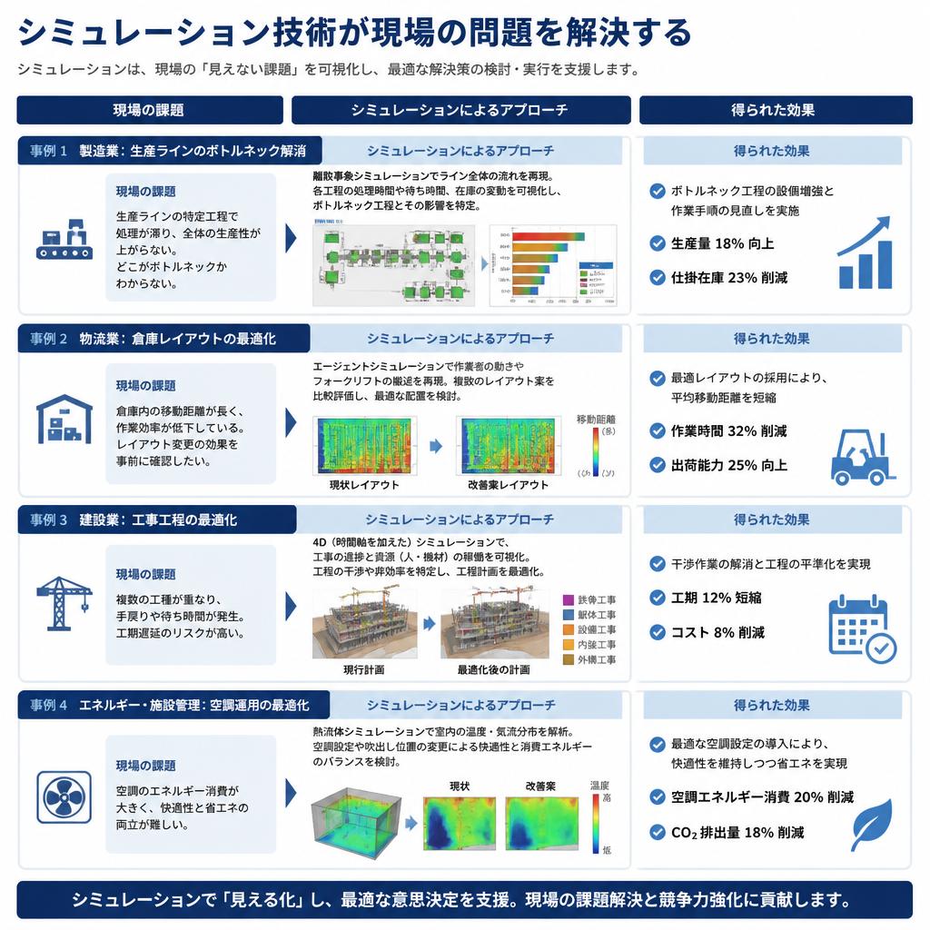 2. シミュレーション技術の応用