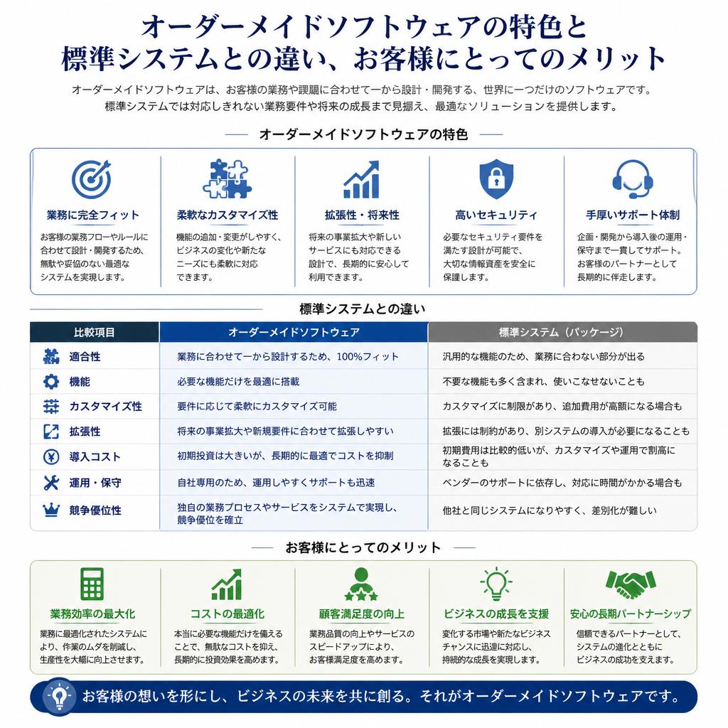 4. オーダーメイドのメリット