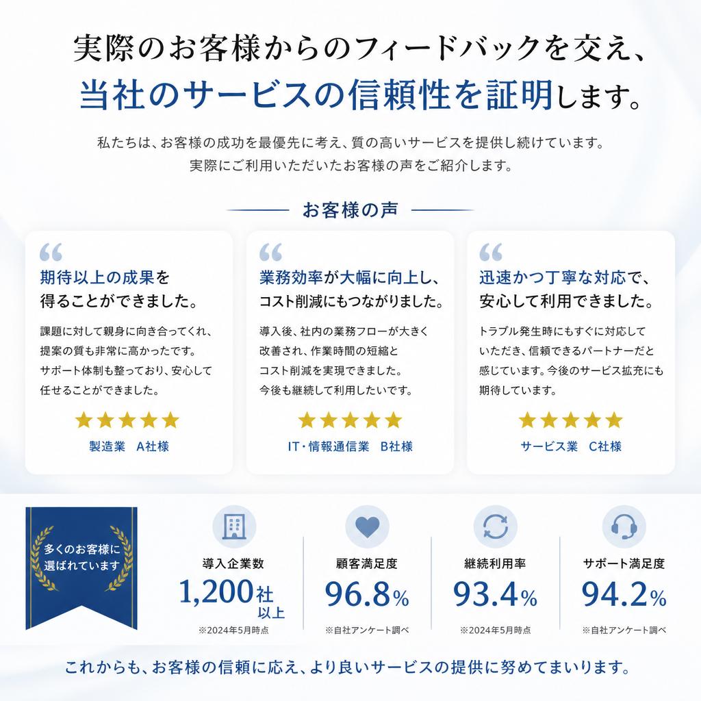 お客様の声