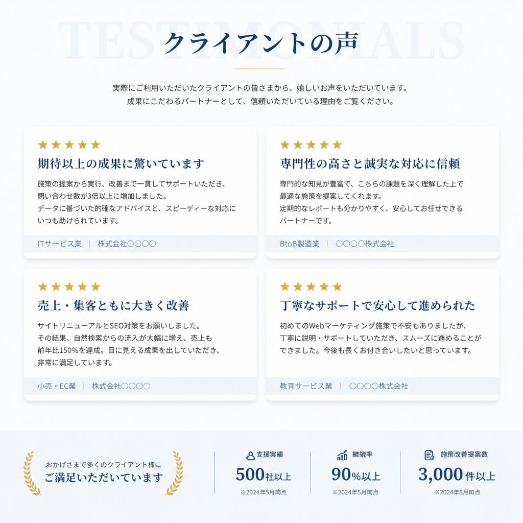 5. お客様の声