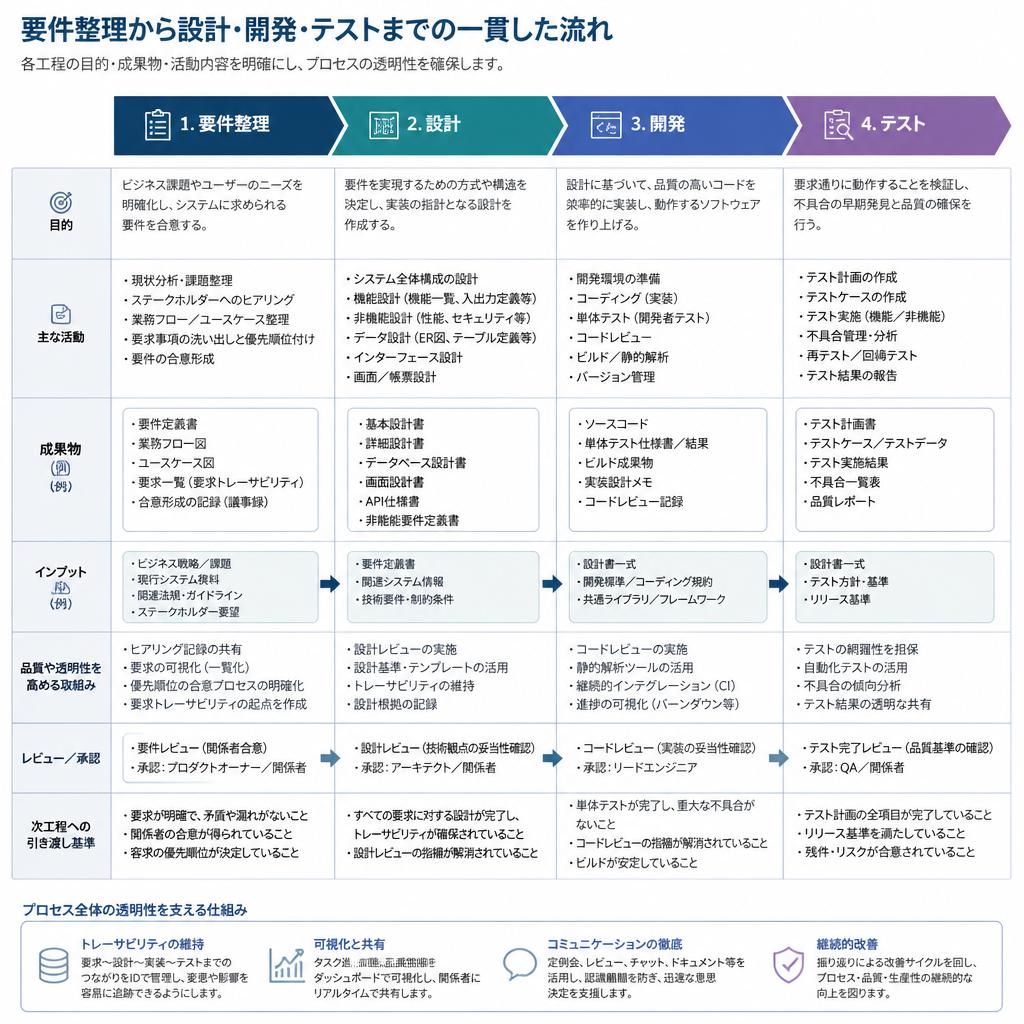 2. 具体的なシステム開発の流れ