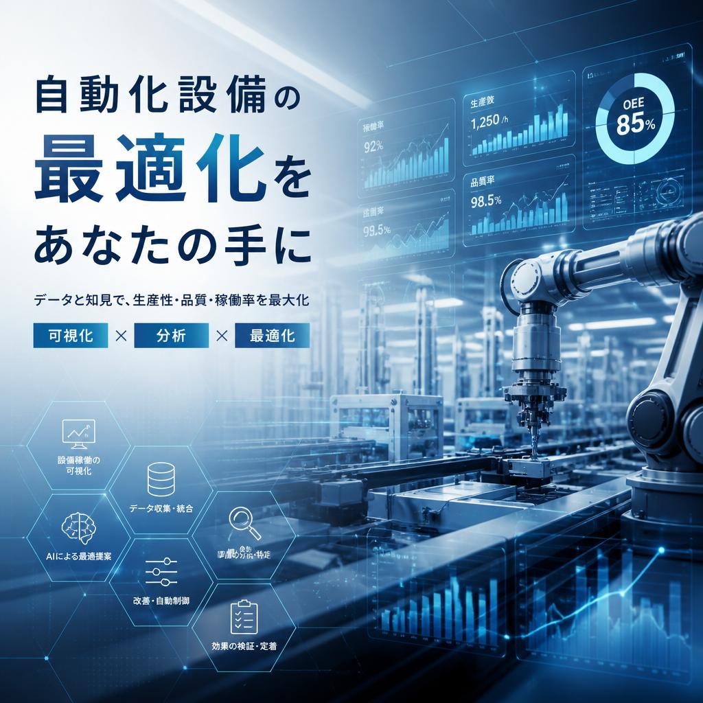 自動化設備の最適化をあなたの手に