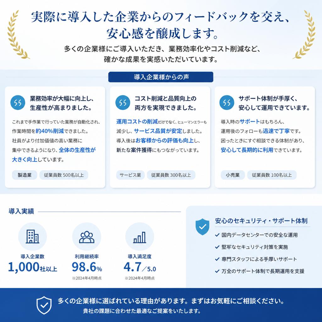 お客様の声