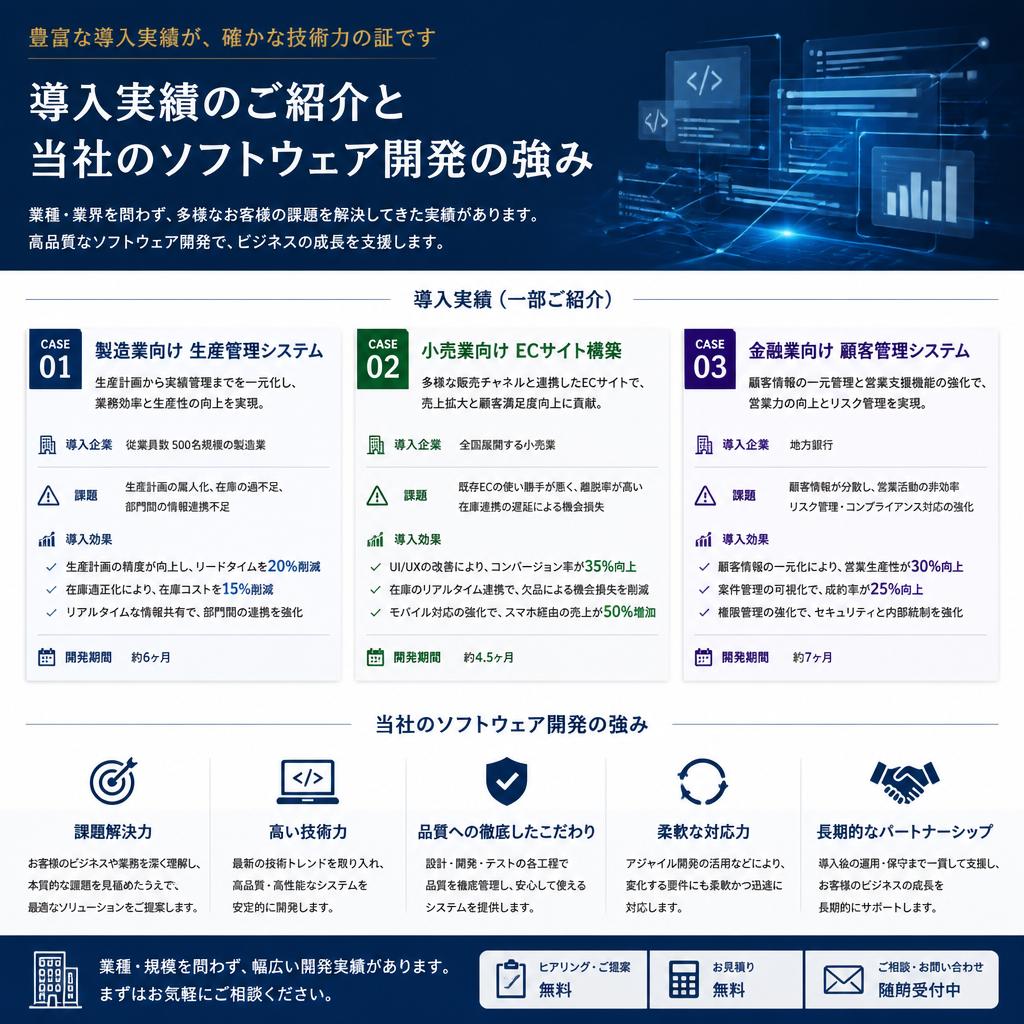 4. 実績紹介：成功事例