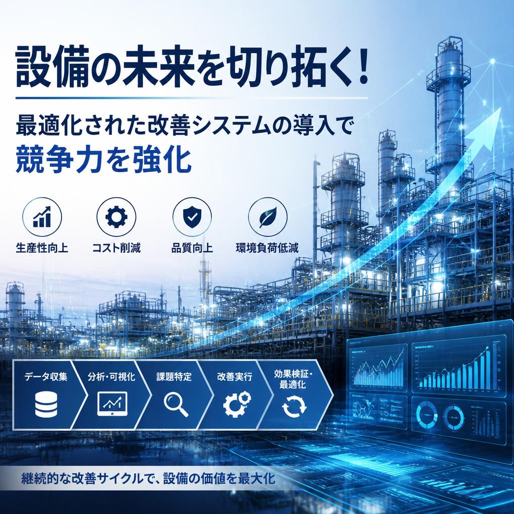 設備の未来を切り拓く！最適化された改善システムの導入で競争力を強化