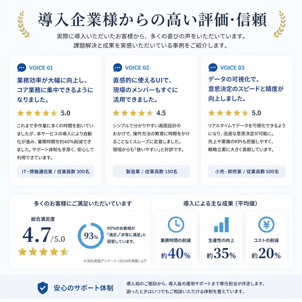 お客様の声