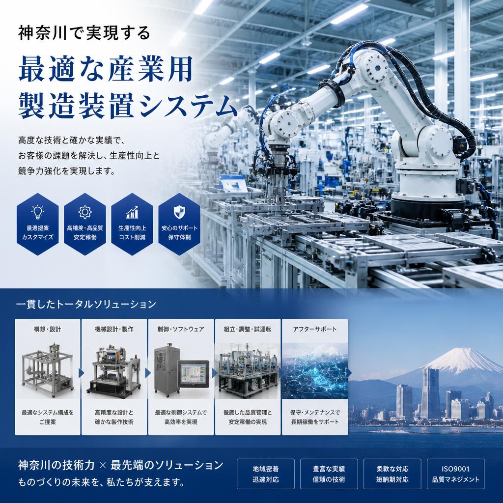 神奈川で実現する最適な産業用製造装置システム